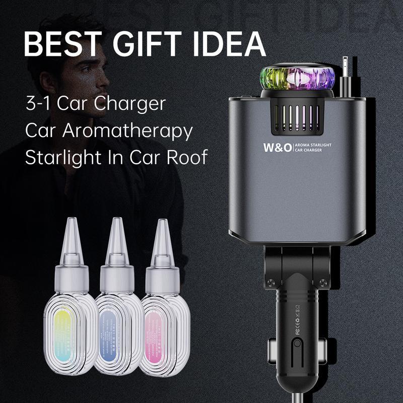 5 in 1 Fast Car Charger - Multi Port USB Charger UAE