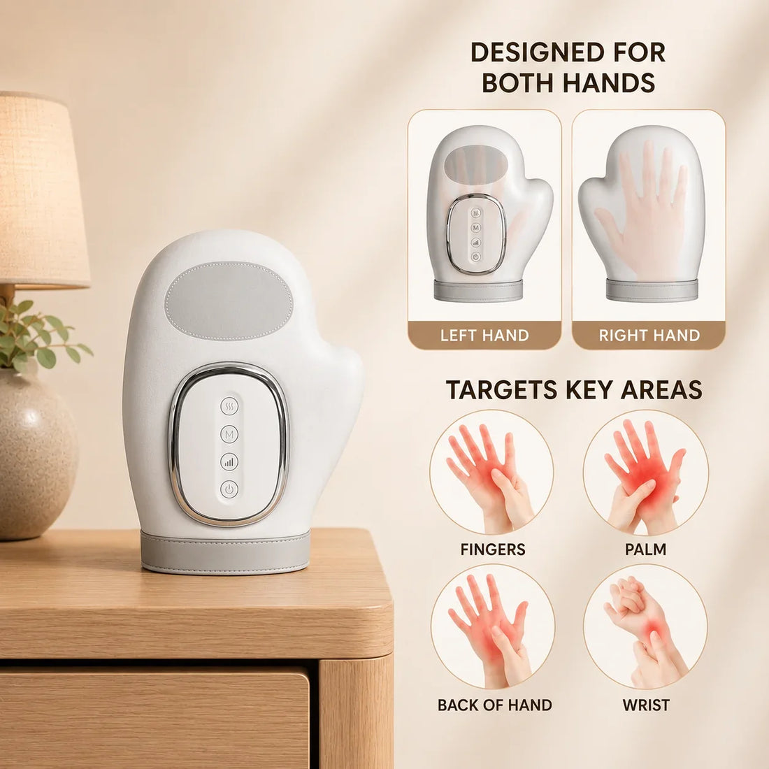 Hand Massager with Heat & Air Compression – 13 Airbag Massage